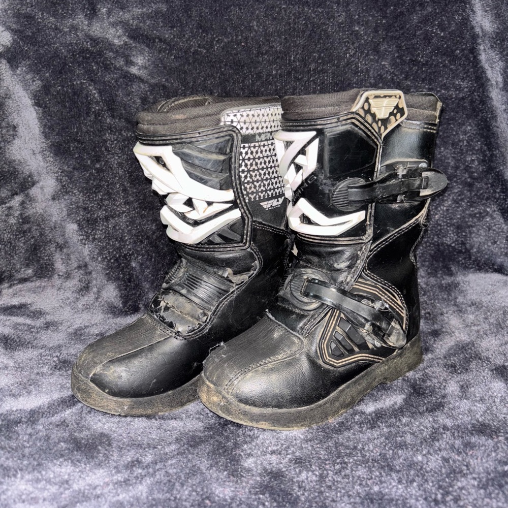 Youth Fly Maverick Moto Boots